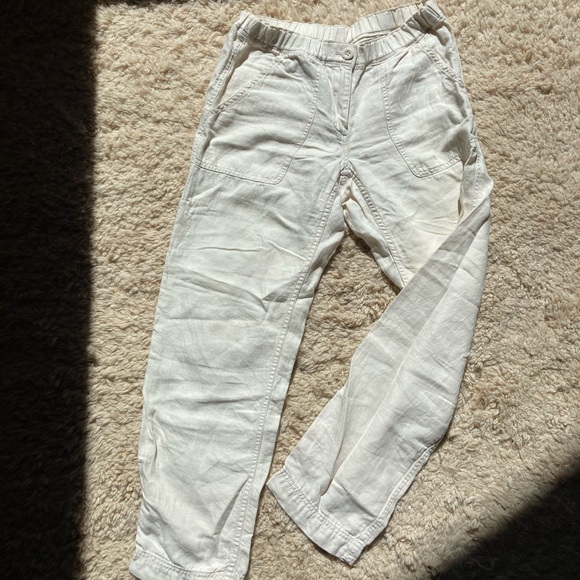 J.Crew White linen pant - Picture 1 of 3
